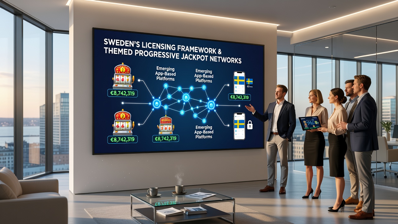 Sweden's licensing framework sparks fresh approaches to themed progressive jackpot networks across emerging app-based platforms